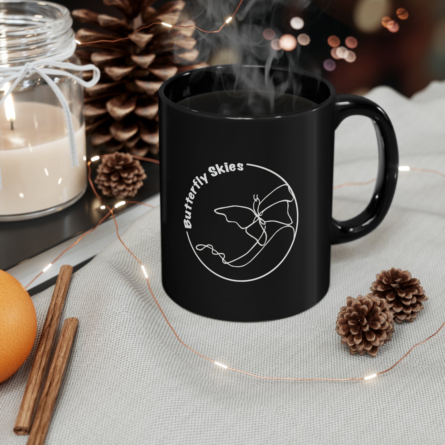 Butterfly Skies Logo Mug