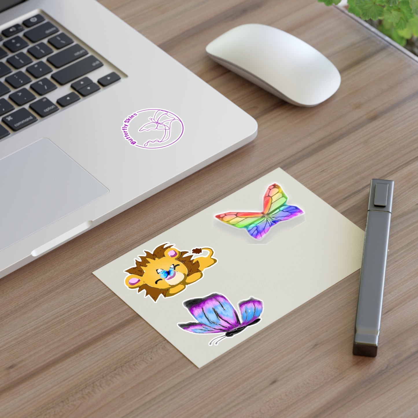 Four Piece Vinyl Sticker Sheet